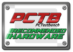 PCTestBench Recommened Hardware Award