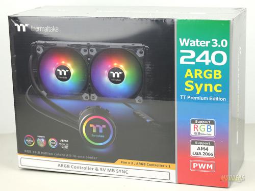 ThermalTake Water 3.0 240 ARGB front of box