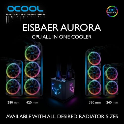 Alphacool Eisbaer Aurora now available! 2 alphacool, alphacool eisbaer, water cooling