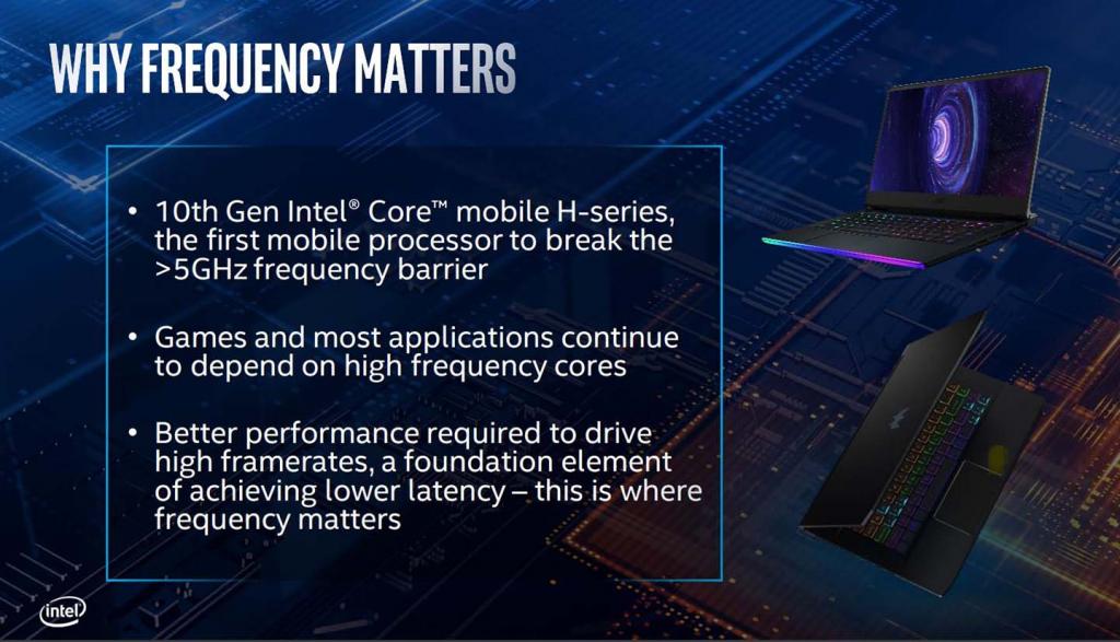 Intel 10th gen mobile why frewquency matters