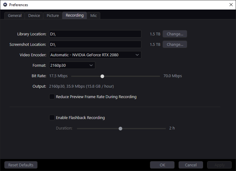 Elgato 4k utility_recording