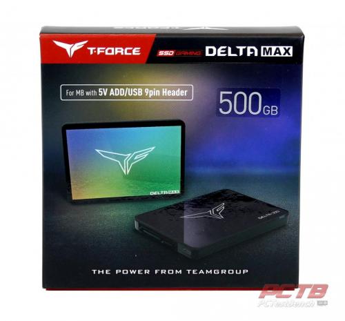 TeamGroup Delta MAX RGB 500GB 2.5" SSD 1 2.5" SSD, rgb, SSD, TeamGroup