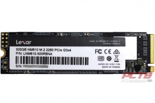 Lexar NM610 M.2 2280 NVMe 500GB SSD Review 3 2280, Black, Lexar, M.2, nvme, SSD