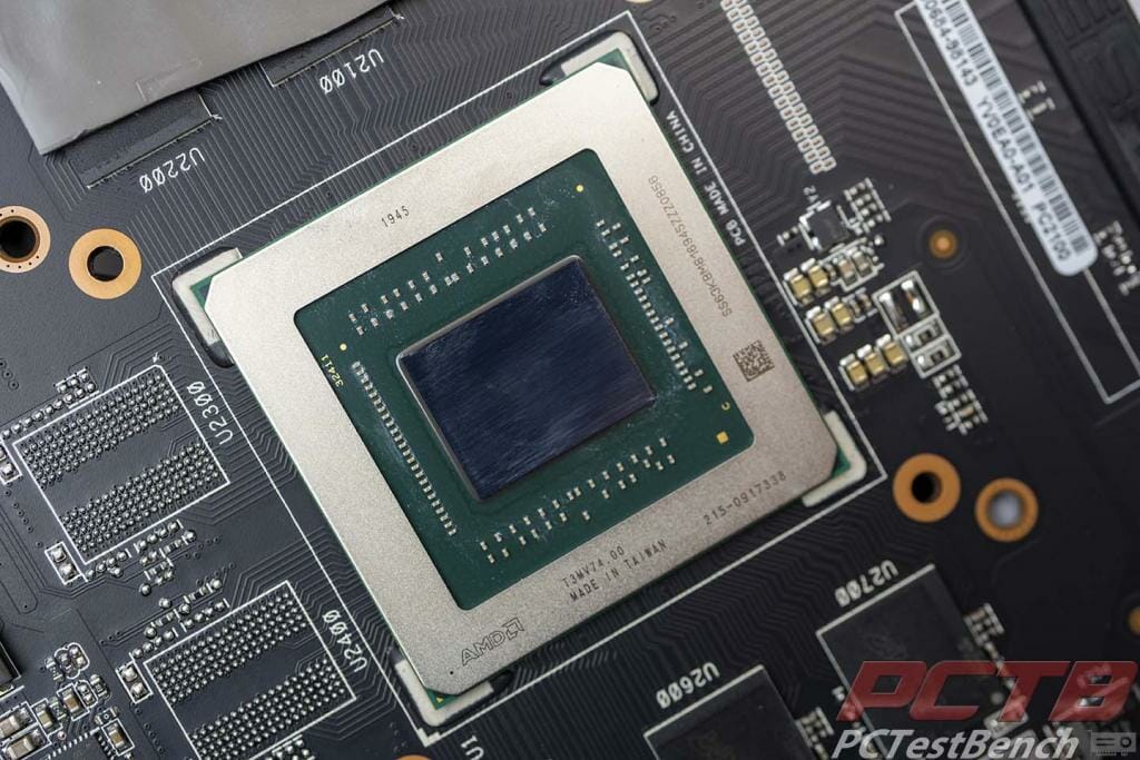 ASUS TUF 5600xt gpu close up