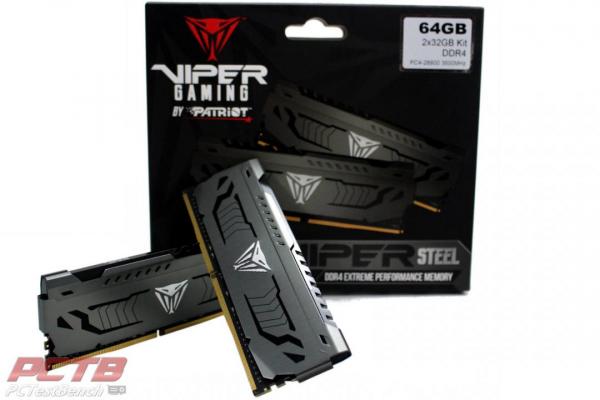 Viper Steel Series DDR4 64GB 3600MHz Kit Review 1 3600MHz, 64GB, DDR4, Grey, Patriot, Steel, viper, Viper Steel