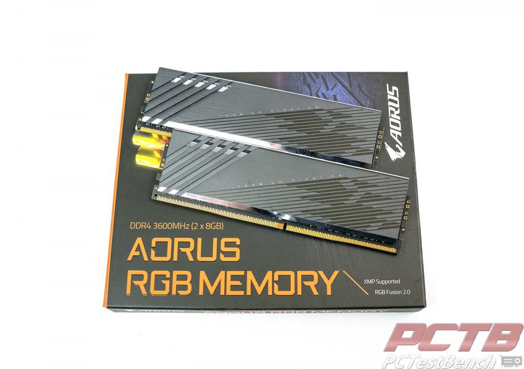 On box Aorus RGB Memory