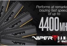 Viper Gaming Viper 4 Blackout Memory adds kits up to 4400MHz 3 Black, Blackout, Patriot, viper, Viper 4, Viper Gaming