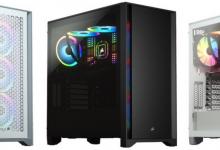 CORSAIR Launches 4000 Series of Mid-Tower Cases 754 4000 series, ATX, Case, Corsair, iCUE, Mid-Tower, rgb