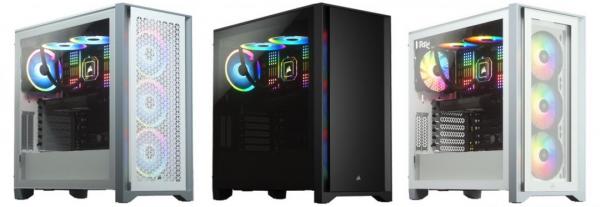 CORSAIR Launches 4000 Series of Mid-Tower Cases 1 4000 series, ATX, Case, Corsair, iCUE, Mid-Tower, rgb