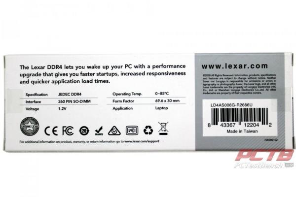 Lexar DDR4-2666 SODIMM Laptop Memory Review 2