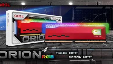 GeIL Announces the Availability of ORION RGB Gaming Memory 4 GeIL