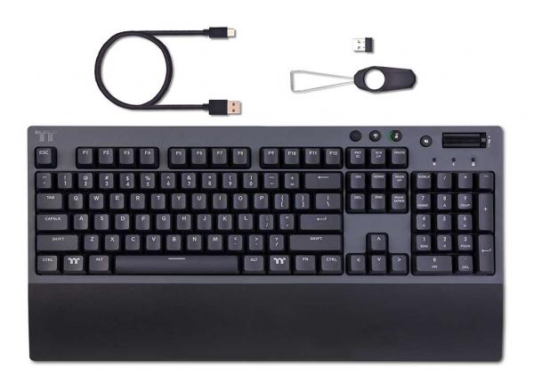 Thermaltake W1 WIRELESS Mechanical Gaming Keyboard Gaming Keyboard, Thermaltake, Wireless keyboard 4