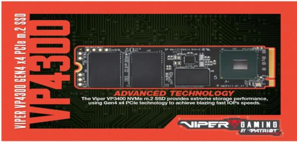 VIPER launches NEW VP4300 PCIe Gen4 M.2 SSD 6 Gen4, M.2, nvme, Patriot, PCIe 4.0, SSD, Storage, viper, VP4300