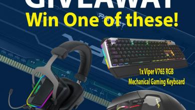 Viper Keyboard Mouse Headset Giveaway