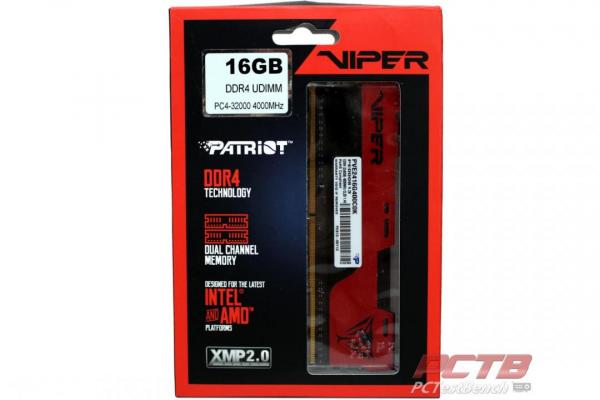 Viper Elite II DDR4 4000MHz Kit Review 1 DDR4, elite, ELITE 2, ELITE II, Memory, Patriot, RAM, viper, Viper Gaming