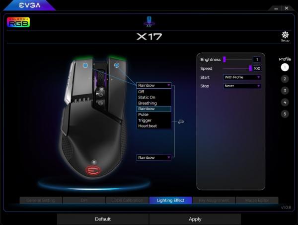 EVGA X17 8000Hz Gaming Mouse Review 9 8000Hz, EVGA, Gaming, Gaming Mouse, Mouse, Peripherals, X17