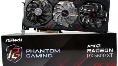 ASRock Radeon RX 6600 XT Phantom Gaming D 8GB OC