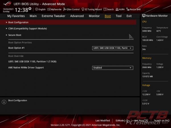 Asus ROG Crosshair VIII Extreme X570 Motherboard Review 17 ASUS, Crosshair, Crosshair 8, Crosshair 8 Extreme, Crosshair VIII, Crosshair VIII Extreme, Dynamic OC Switcher, EATX, Extreme, Live Dash, Livedash, Republic of Gamers, ROG, Thunderbolt 4, X570, X570S