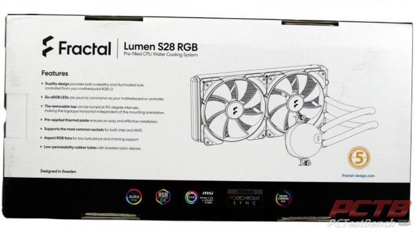 Fractal Lumen S28 RGB AiO Liquid Cooler Review 2 140mm, 280 Cooler, 280mm, AIO, ARGB, CPU Cooler, Fractal, Fractal Design, Liquid Cooling, Lumen, Lumen RGB, rgb
