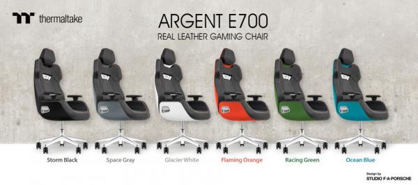 Thermaltake and Studio F. A. Porsche Announce a Design Collaboration on the ARGENT E700 Real Leather Gaming Chair 1 Argent, Chair, E700, Gaming Chair, Porsche, Real Leather, Thermaltake