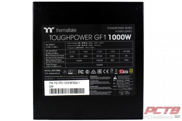 Thermaltake Toughpower GF1 1000W TT Premium Edition PSU Review 6 1000W, ATX, Fully Modular, GF1, Modular, Power Supply, PSU, Thermaltake, Toughpower, TT Premium