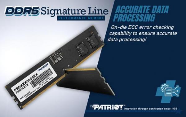 PATRIOT reveals their Signature DDR5 Memory 2 4800MHz, Alder Lake, DDR5, Intel, LGA1700, Memory, Patriot, RAM, system memory, Z690