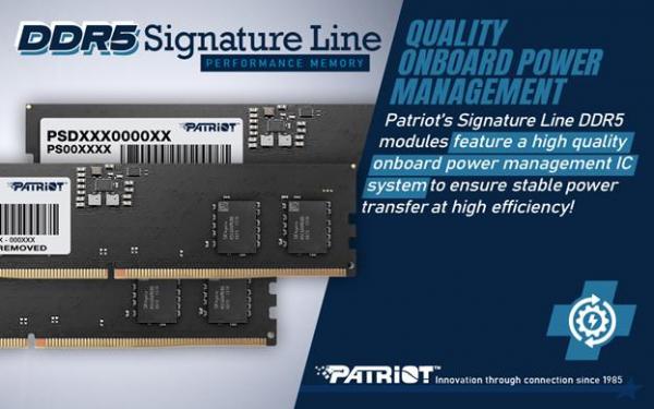PATRIOT reveals their Signature DDR5 Memory 3 4800MHz, Alder Lake, DDR5, Intel, LGA1700, Memory, Patriot, RAM, system memory, Z690