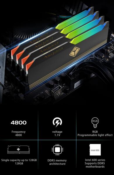 Asgard Aesir DDR5 32GB 4800MHz Kit Review 3 12th, Aesir, Asgard, DDR5, Intel, Intel 600, Next-Gen, RGB Gen